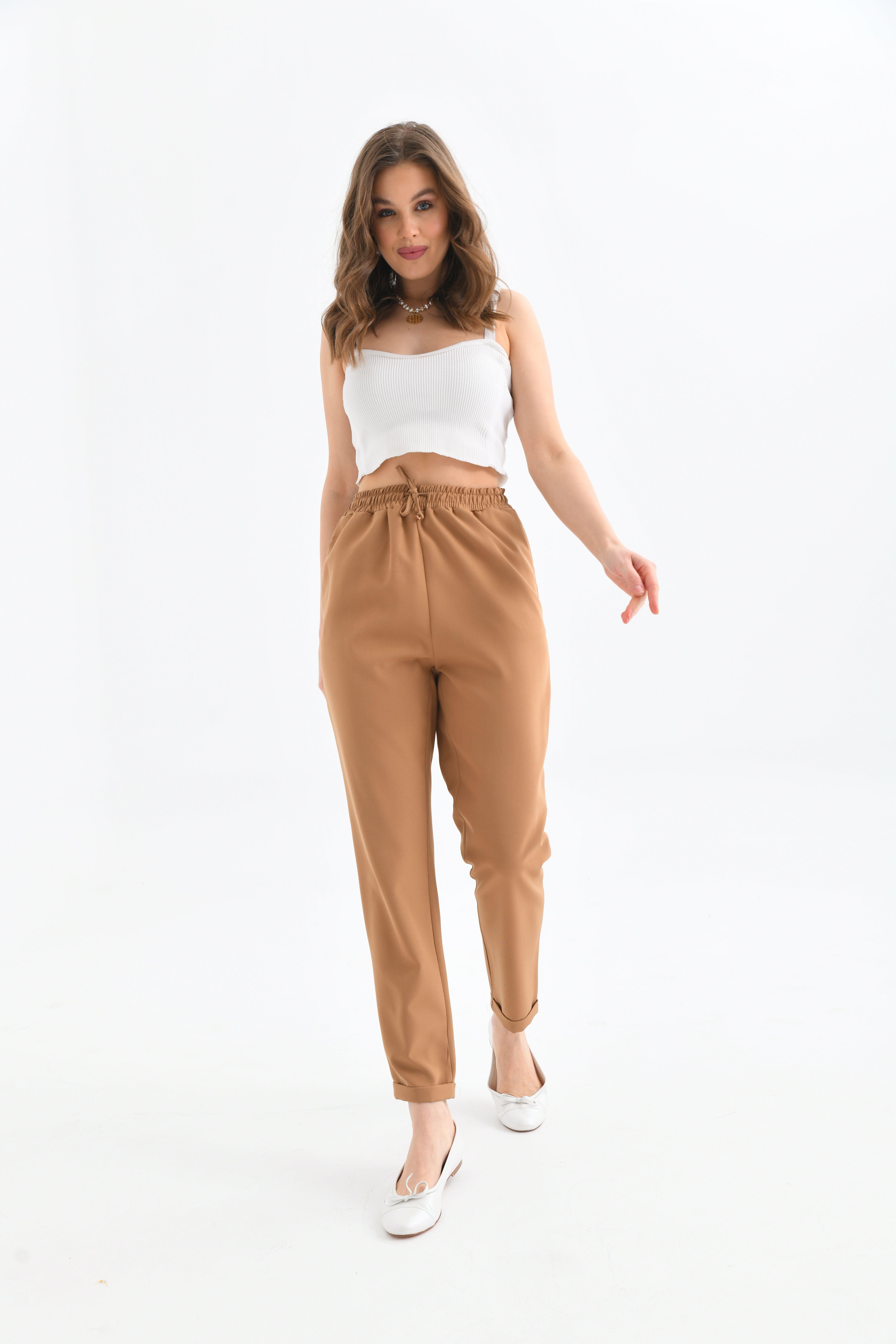 Garmi Kadın Pantolon Camel
