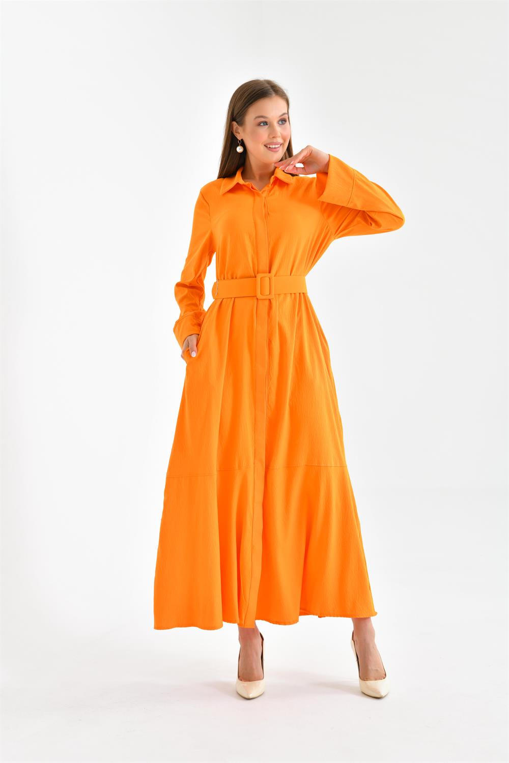 Kadın Elbise ORANGE