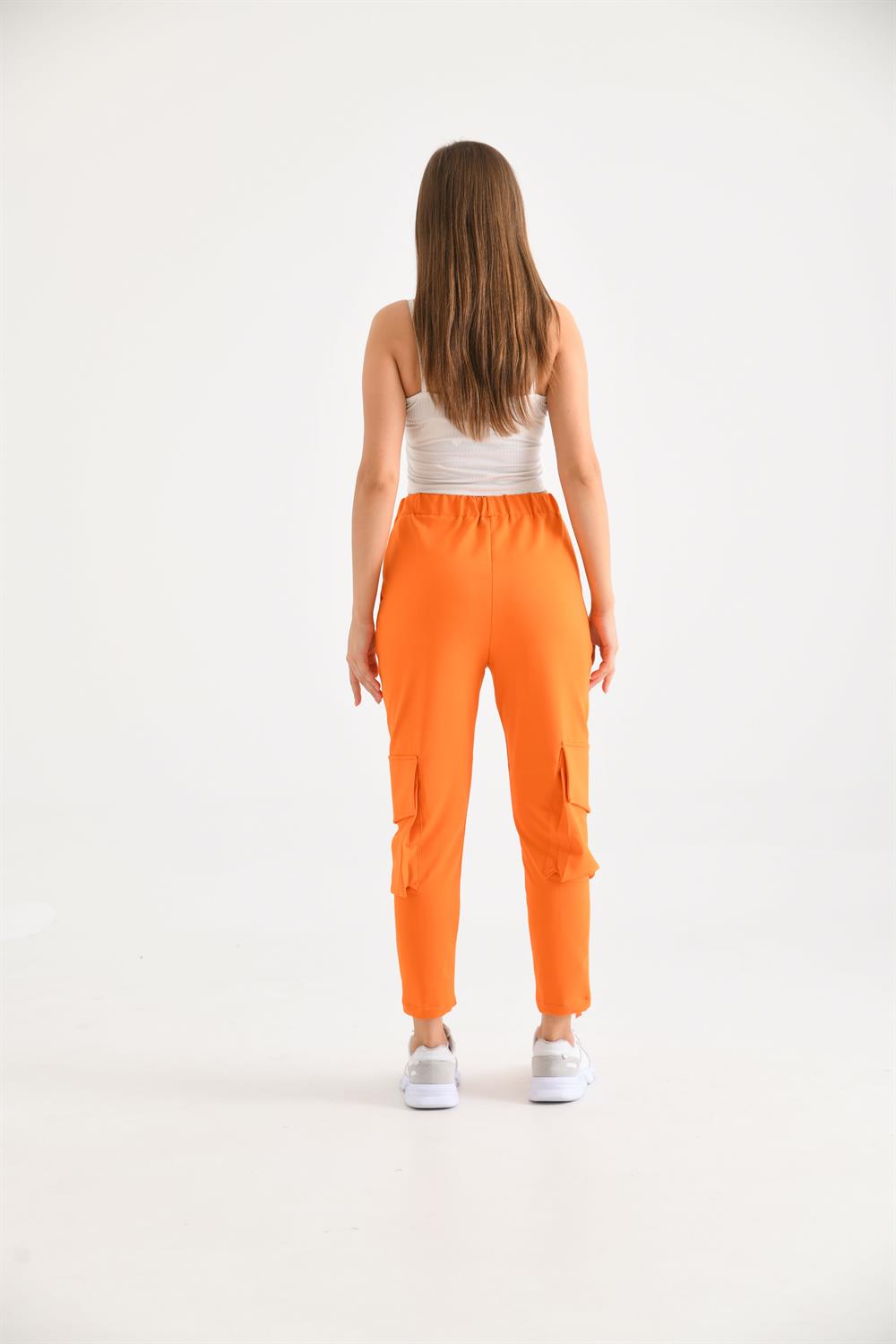Kadın İki İp Pantolon ORANGE