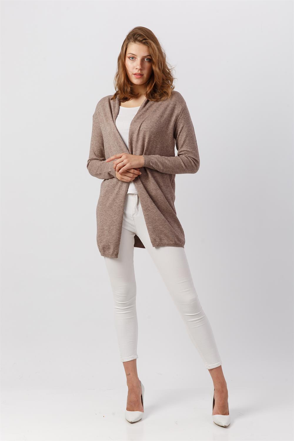 Kadın İnce Hırka BEIGE