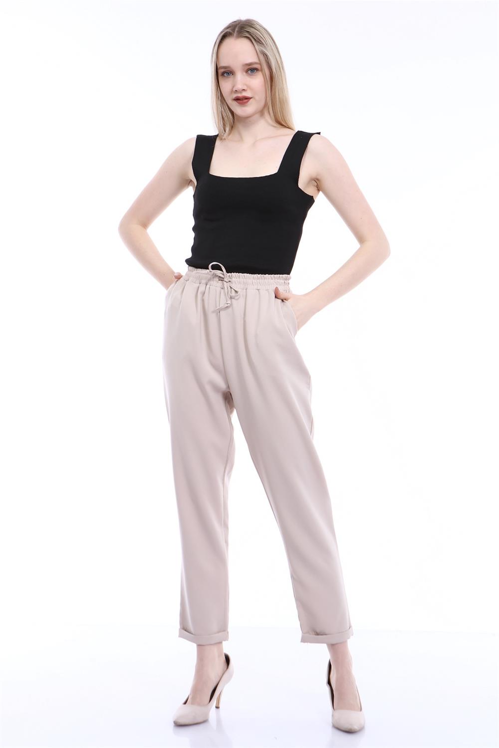 Kadın Pantolon BEIGE