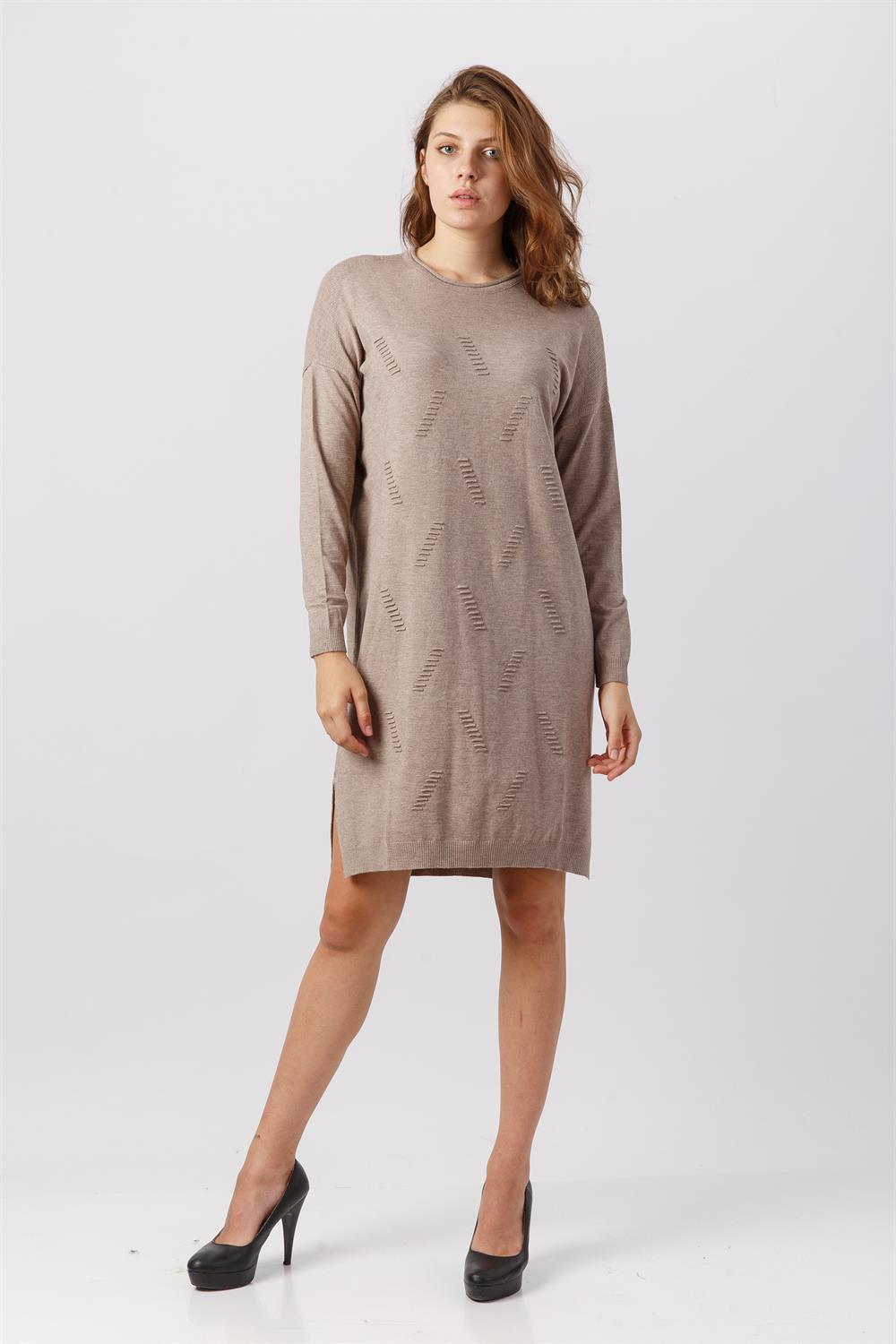 Kadın Triko Tunik BEIGE