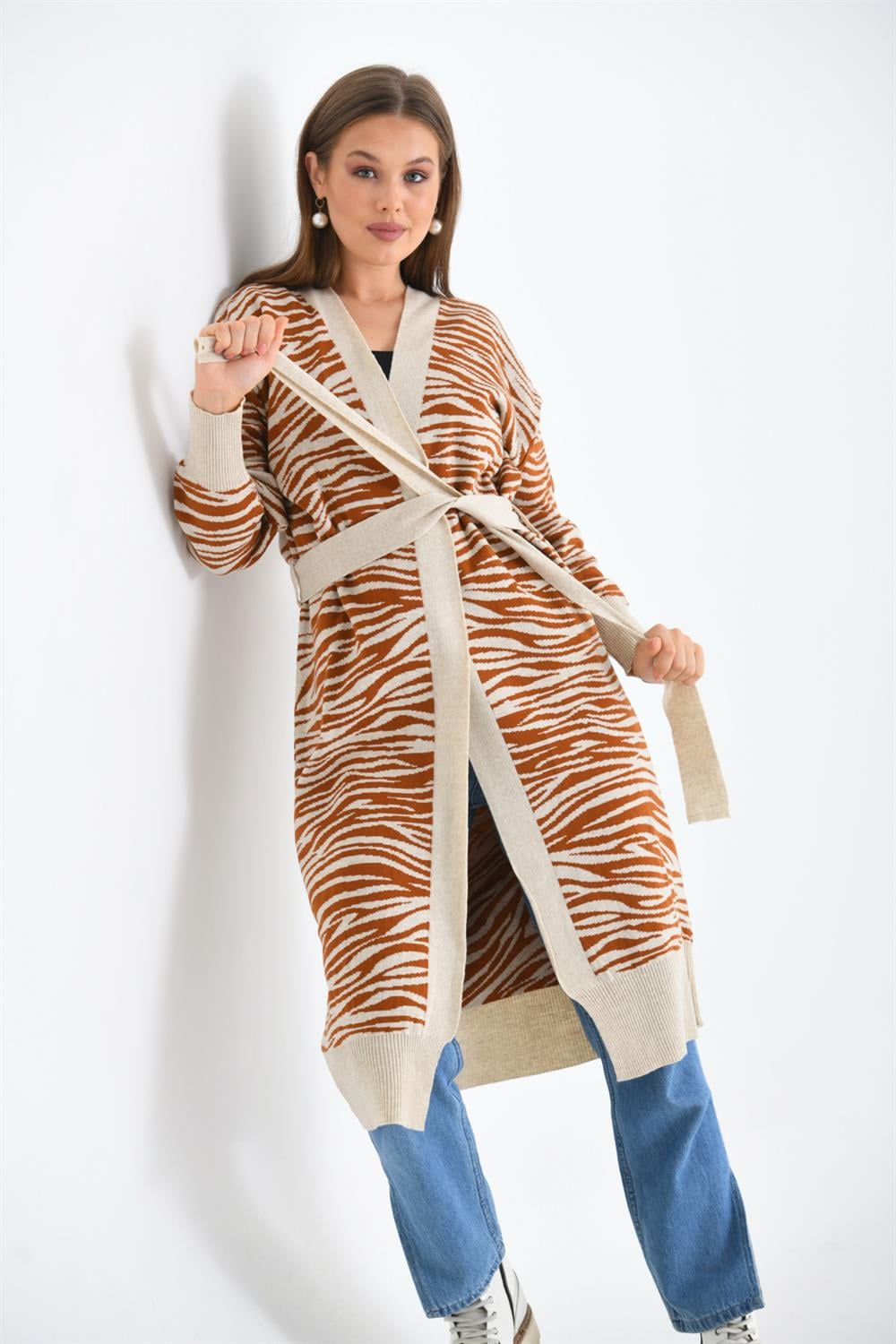Kadın Zebra Desen Giyçık TAŞ