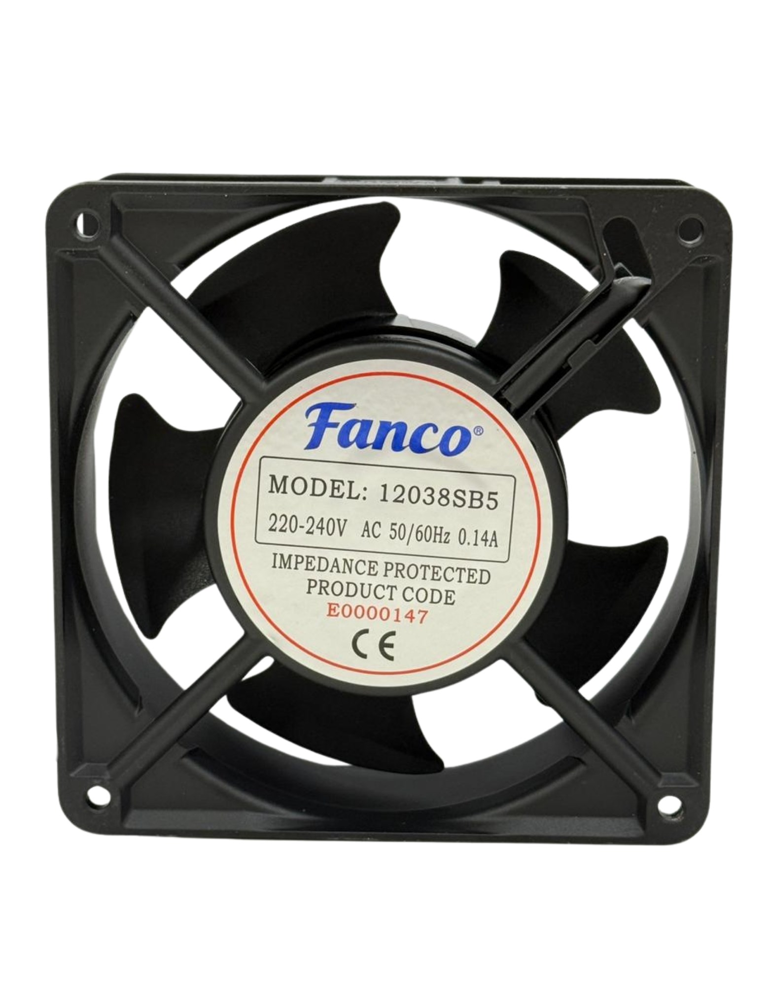 Fanco 12*12*38mm Kare Fan