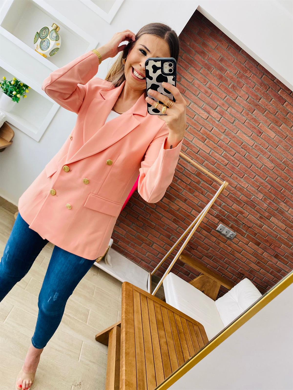 Pudra Blazer Ceket