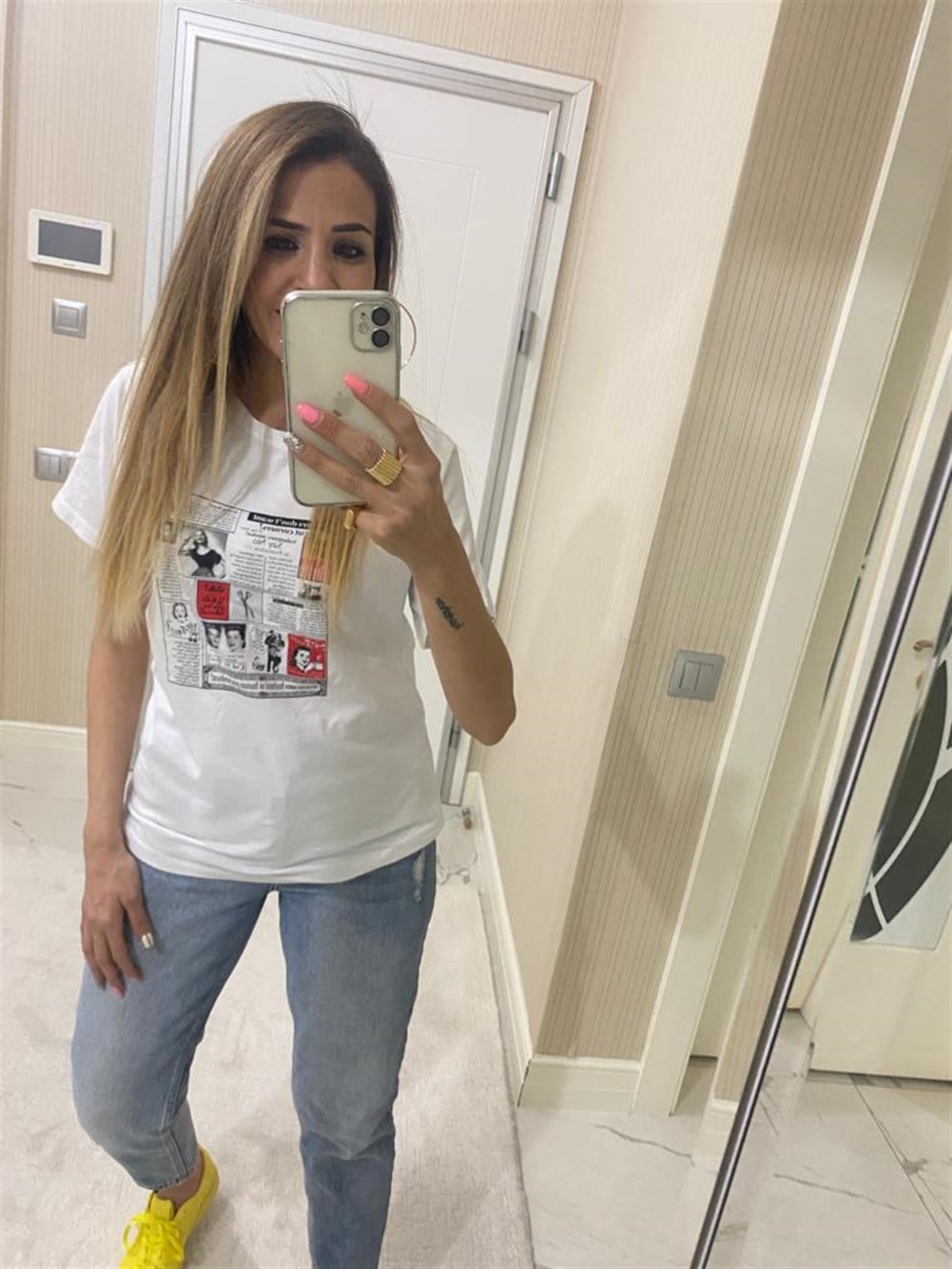 Yazılı Baskılı Tişört