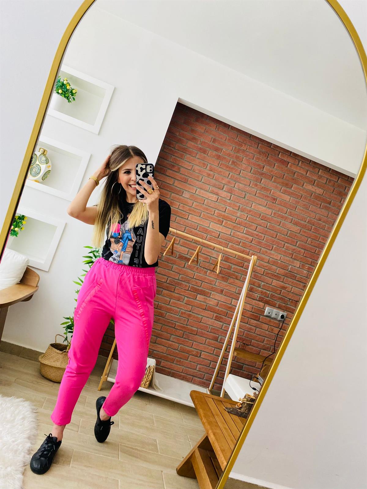Pembe Eşofman Altı