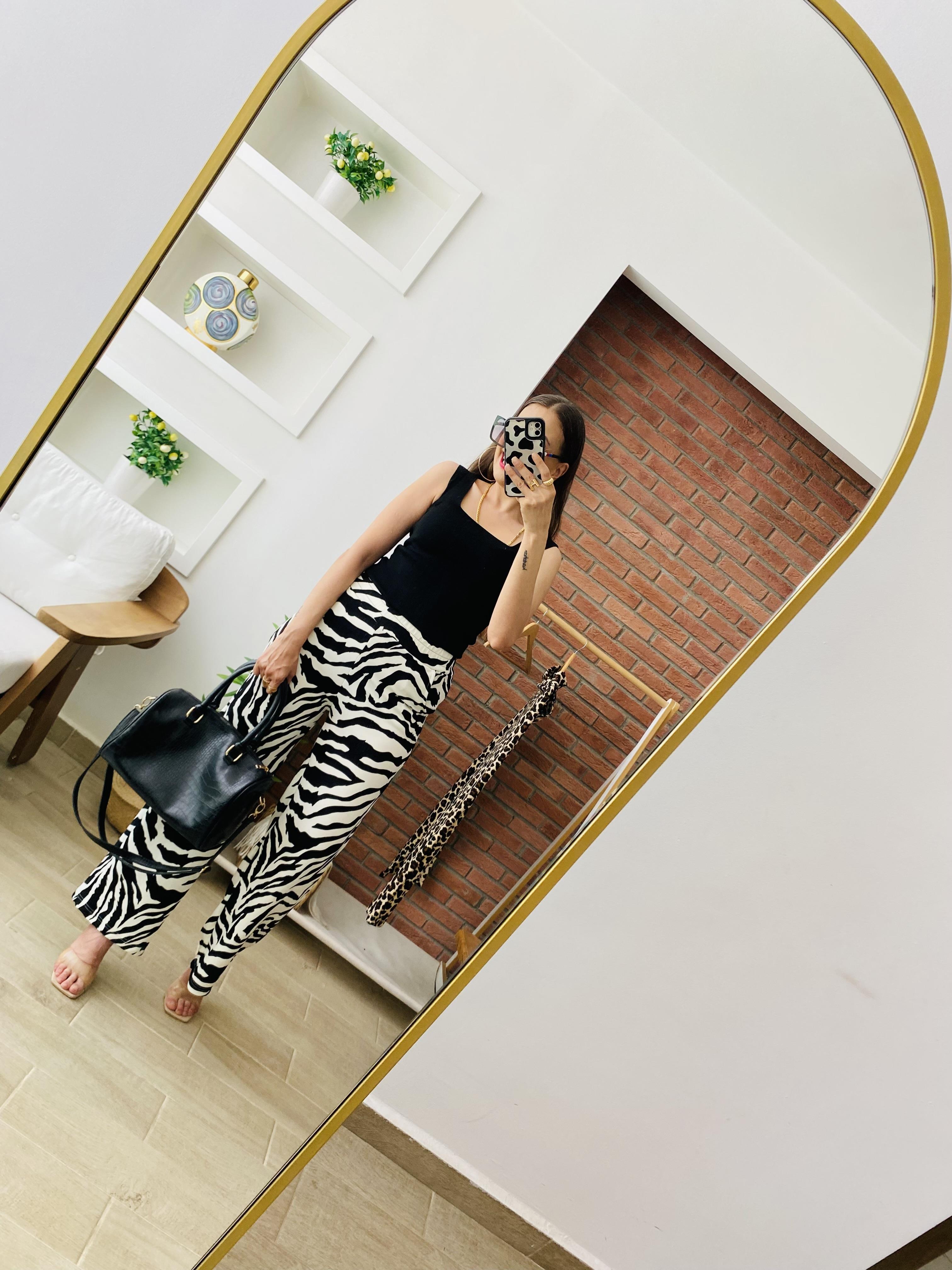 Zebra Crep Pantolon