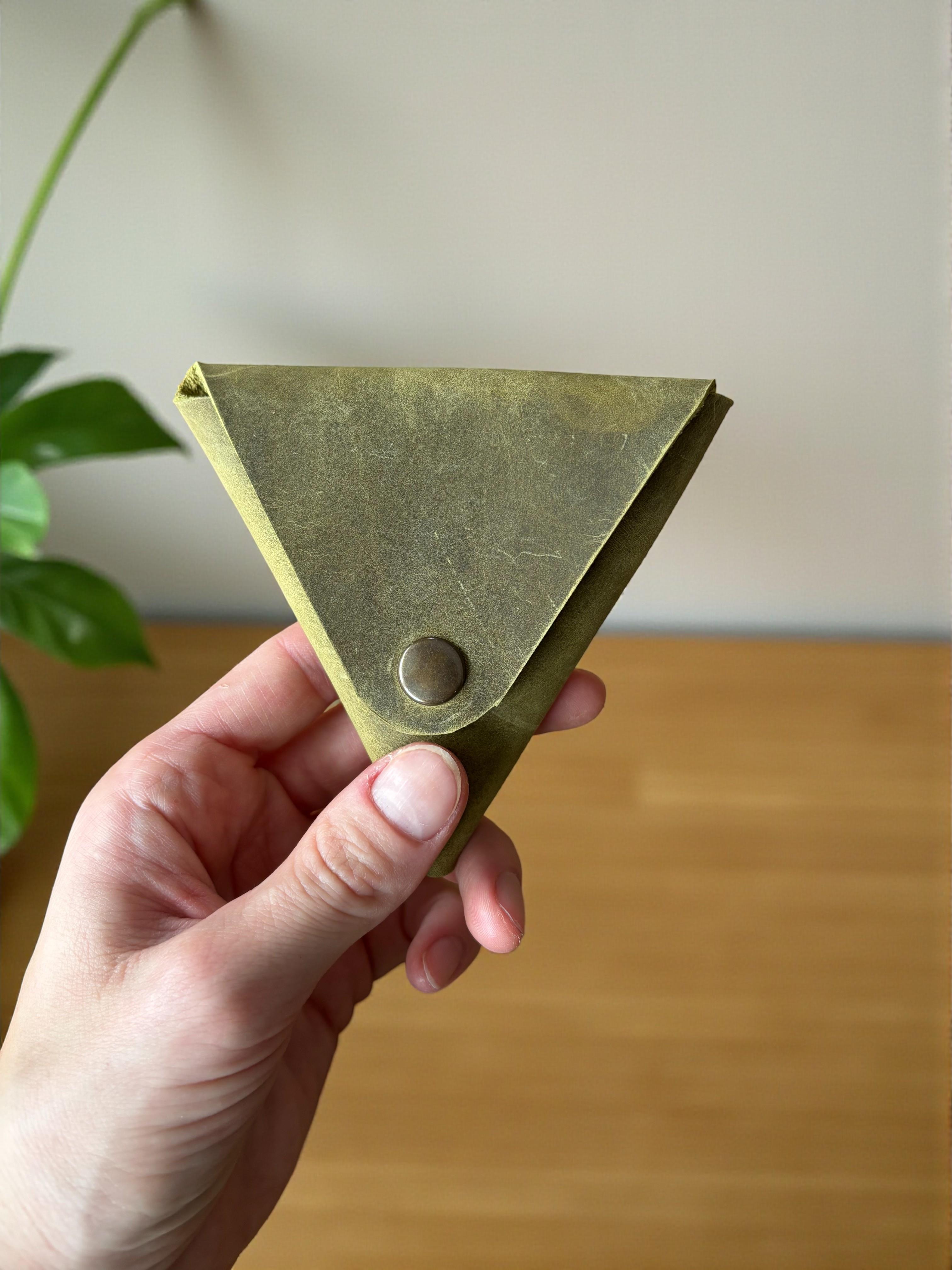 DERİ BOZUK PARA CÜZDANI - YEŞİL 