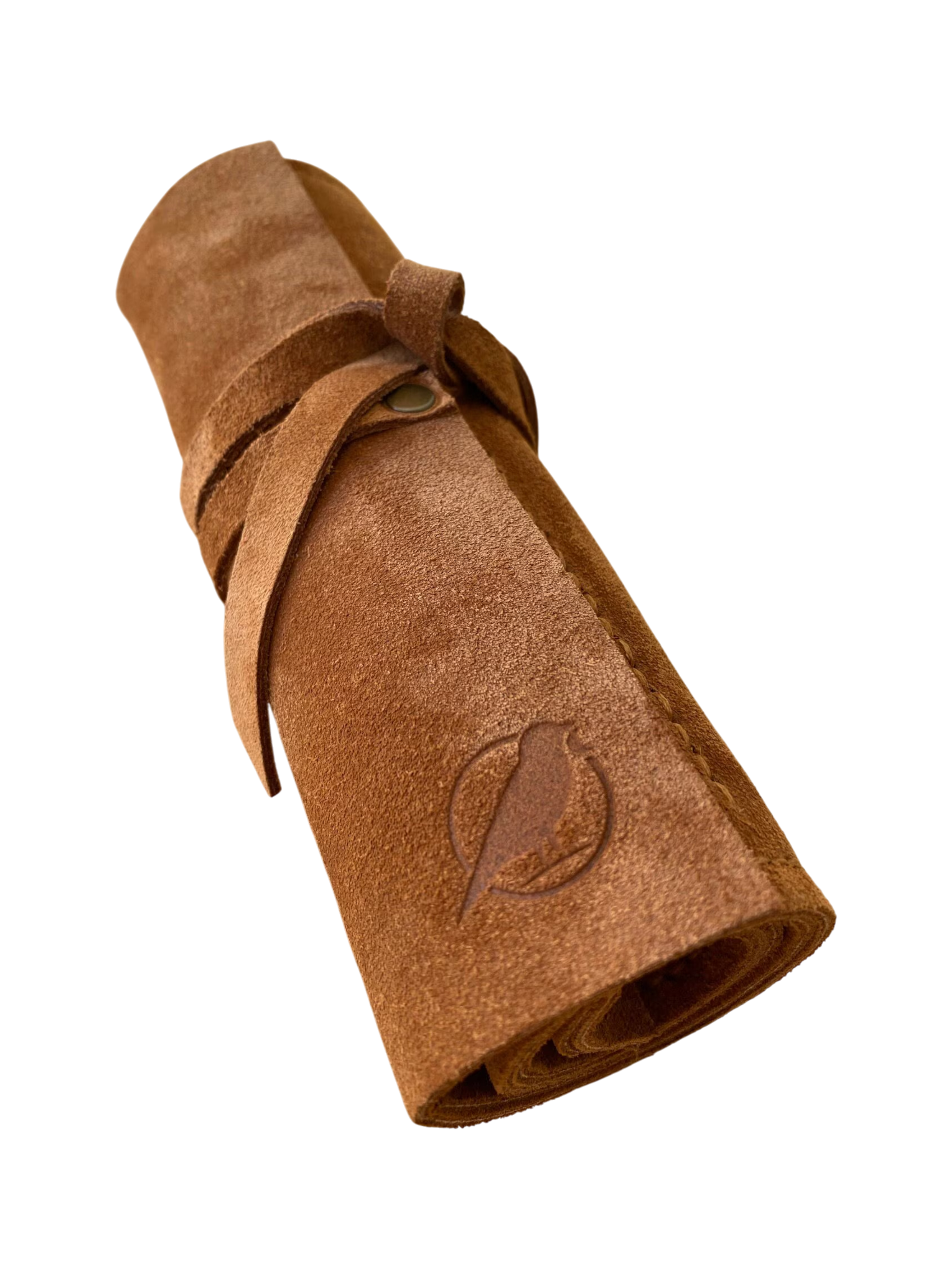 SÜET DERİ RULO KALEMLİK - Taba 