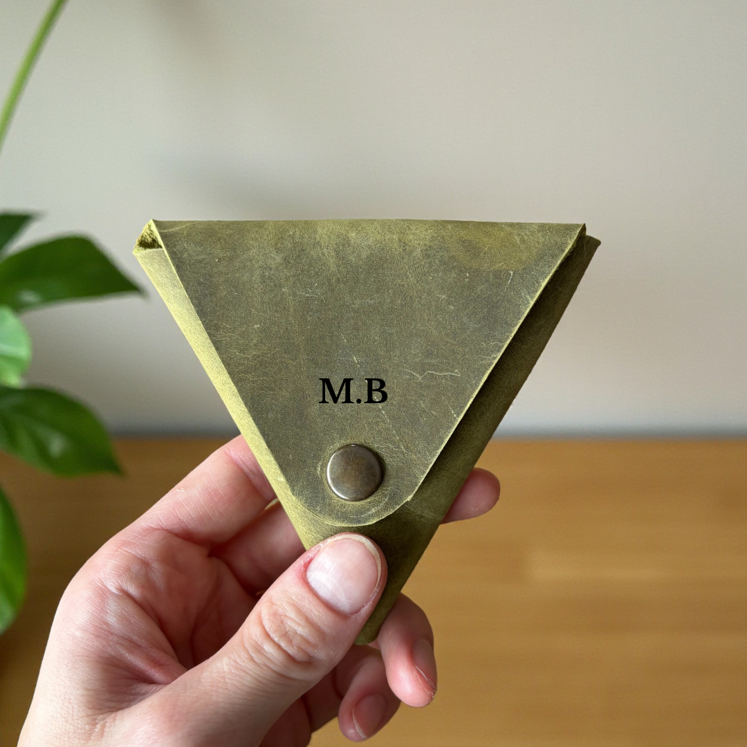 DERİ BOZUK PARA CÜZDANI - YEŞİL 