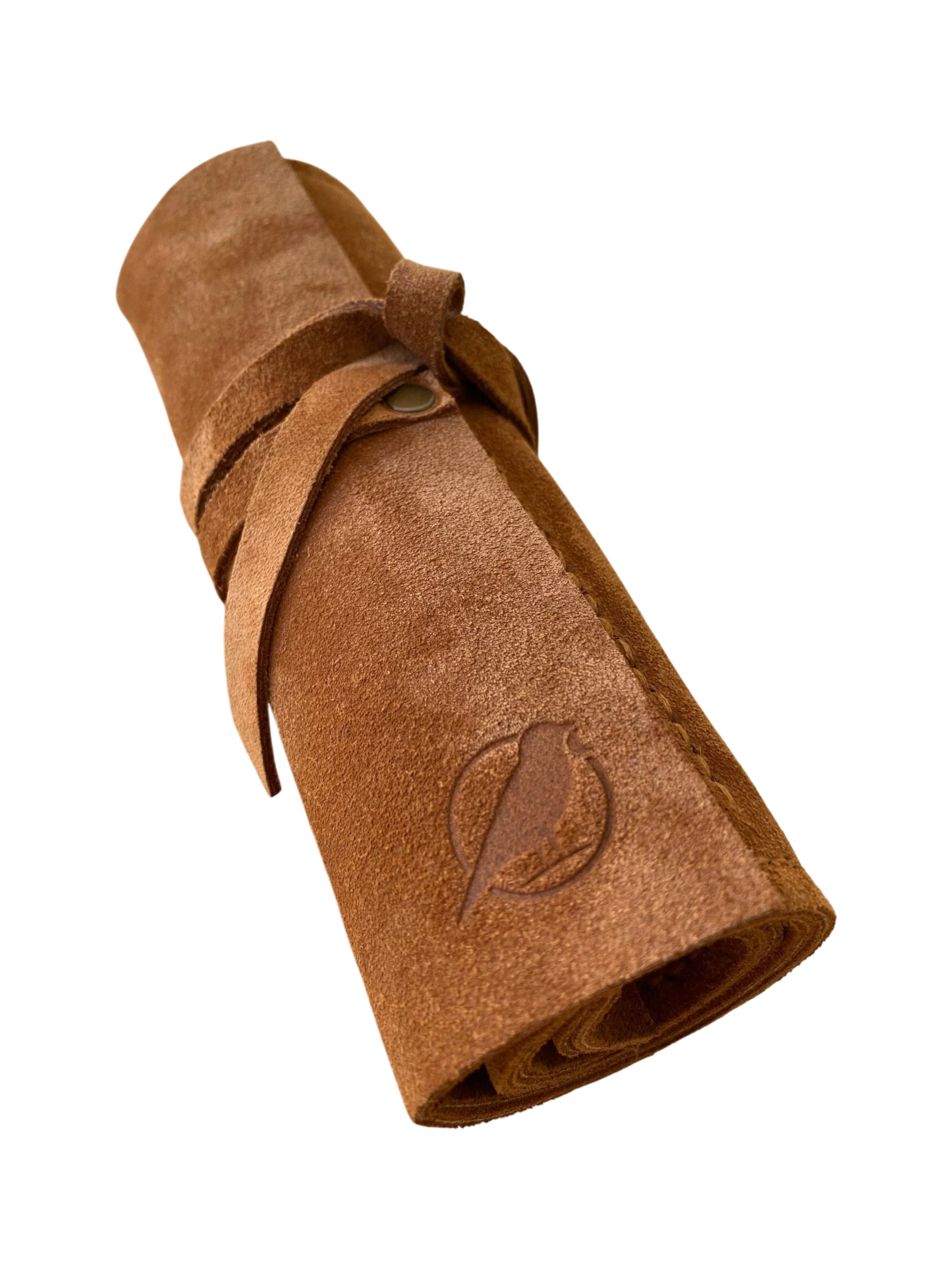 SÜET DERİ RULO KALEMLİK - Taba 