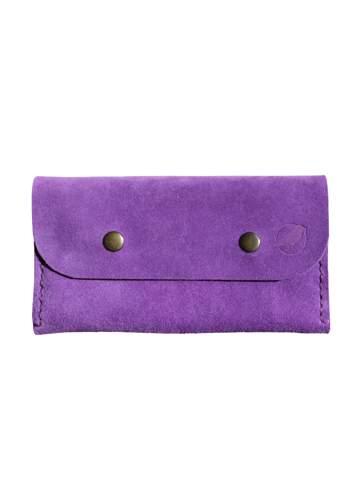 SÜET DERİ CÜZDAN ÇIT ÇIT - Mor
