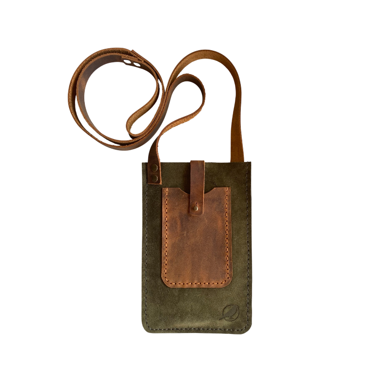 TELEFONLUK - HAKİ SÜET DERİ