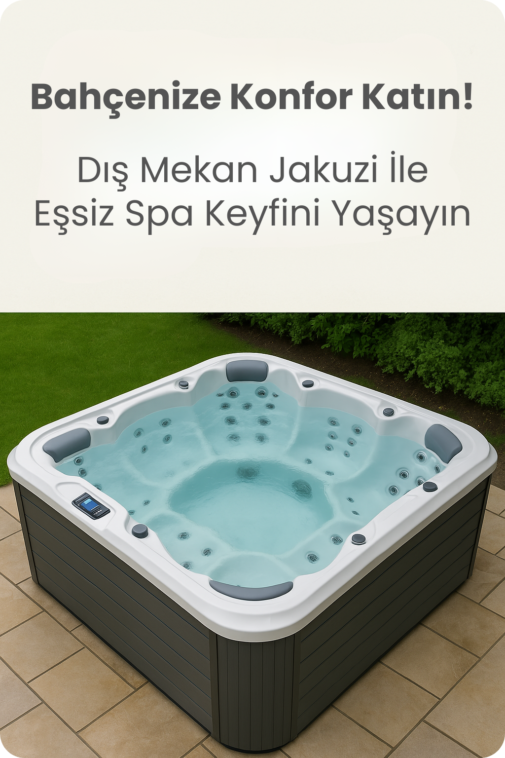 Bahçenize Konfor Katın: Dış Mekan Jakuzi ile Lüks Spa Keyfi - Hot Tubs