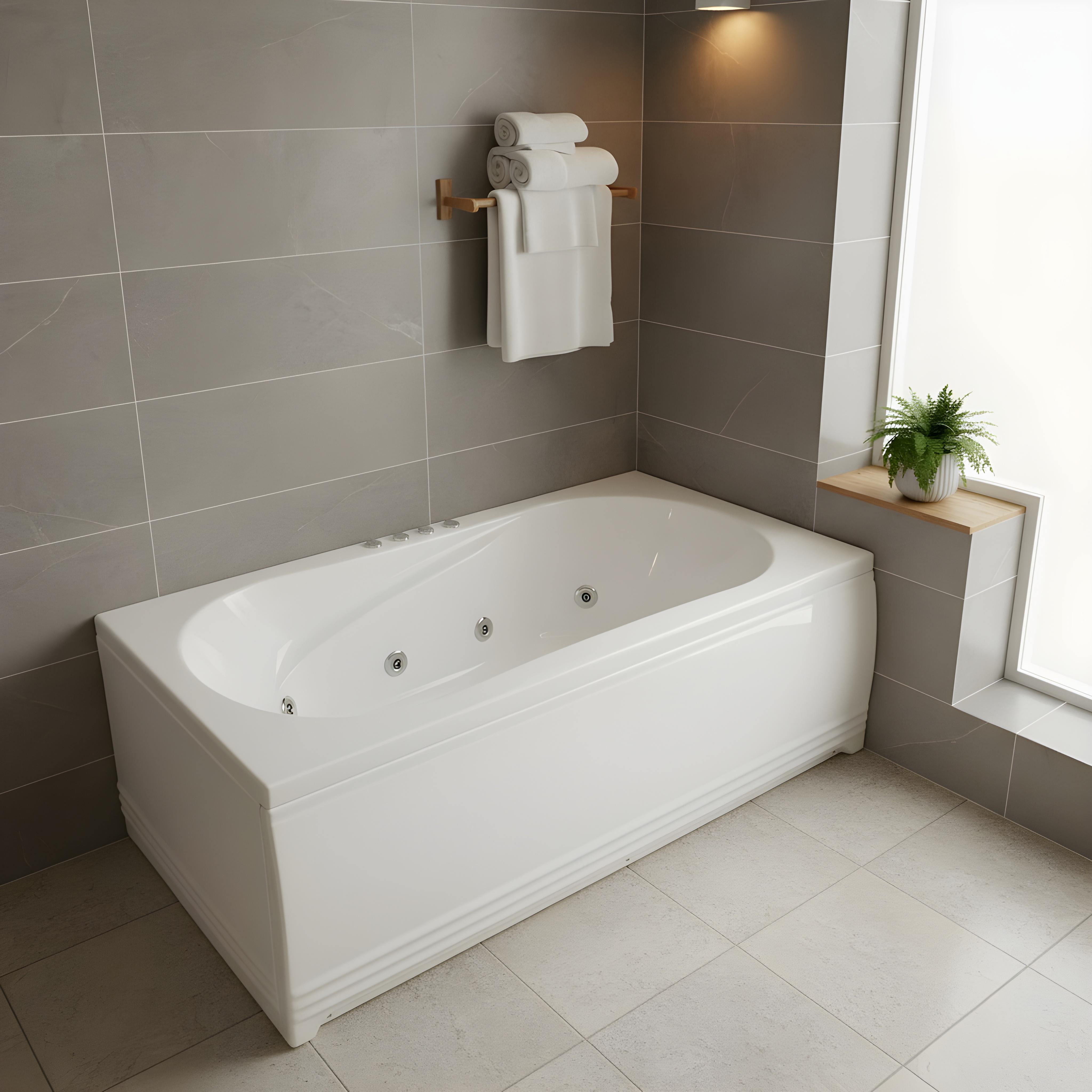 180 x 80 Tek Kişilik Düz Jakuzi