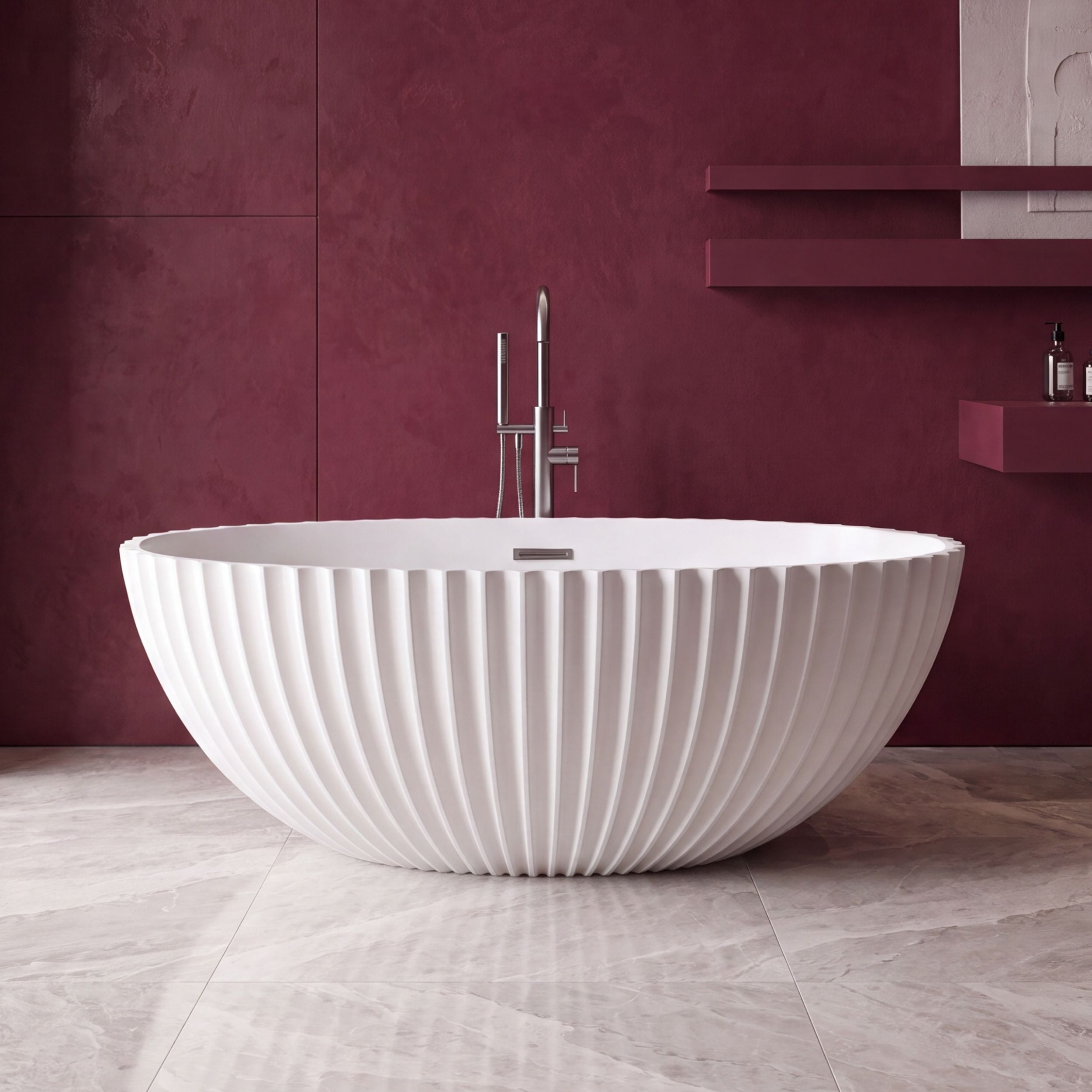 Bağımsız küvet modelleri - özgür küvet, freestanding küvet, freestanding bathtub, oval ve dikdörtgen küvet çeşitleri - Atlas Jakuzi