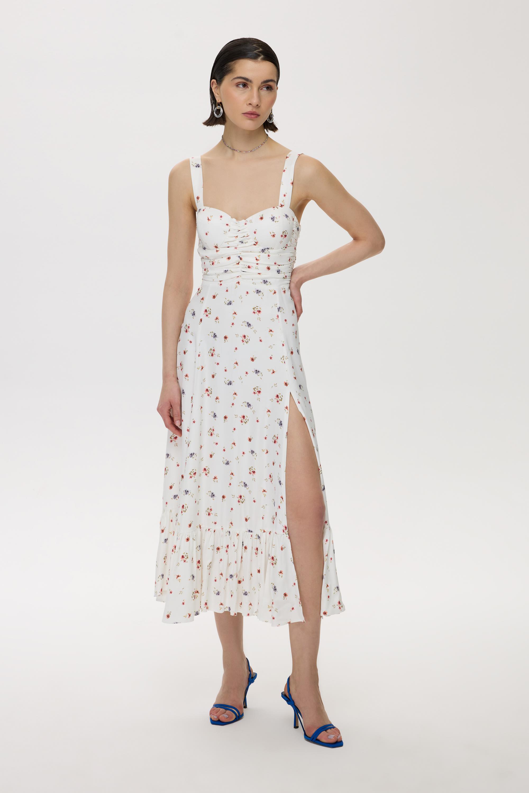 BARBARA IN GARDEN MIDI DRESS