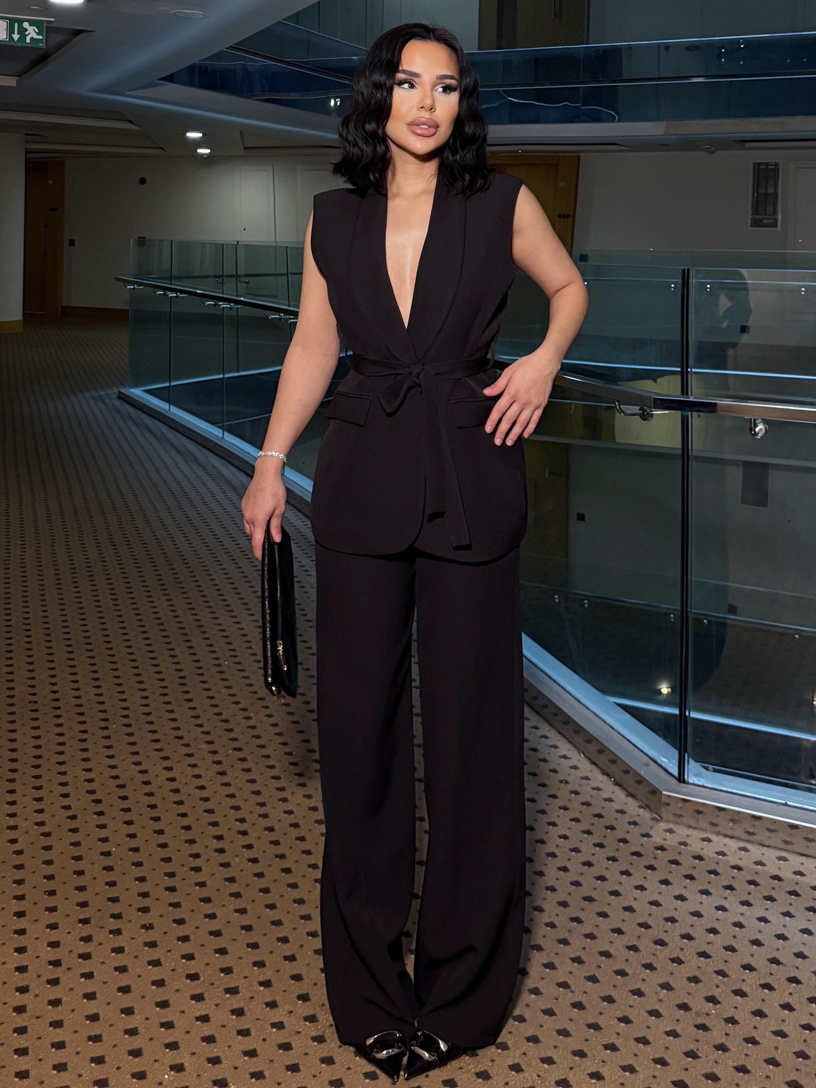 Atlans Yelekli Takım Siyah 