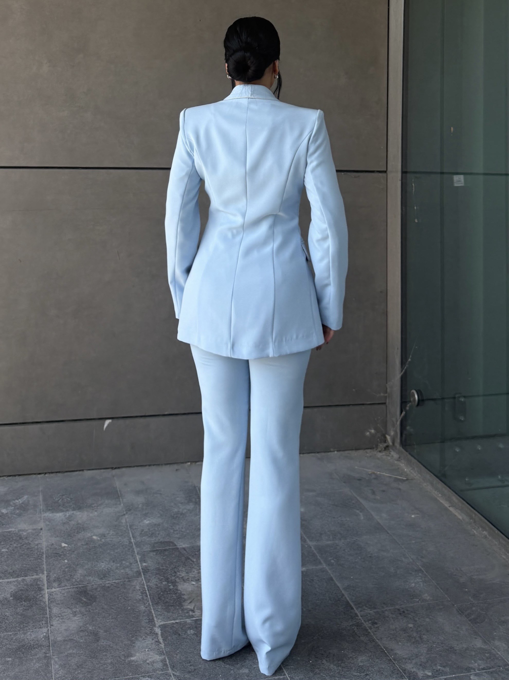Betina Biyeli Klasik Takım Bebe Mavi