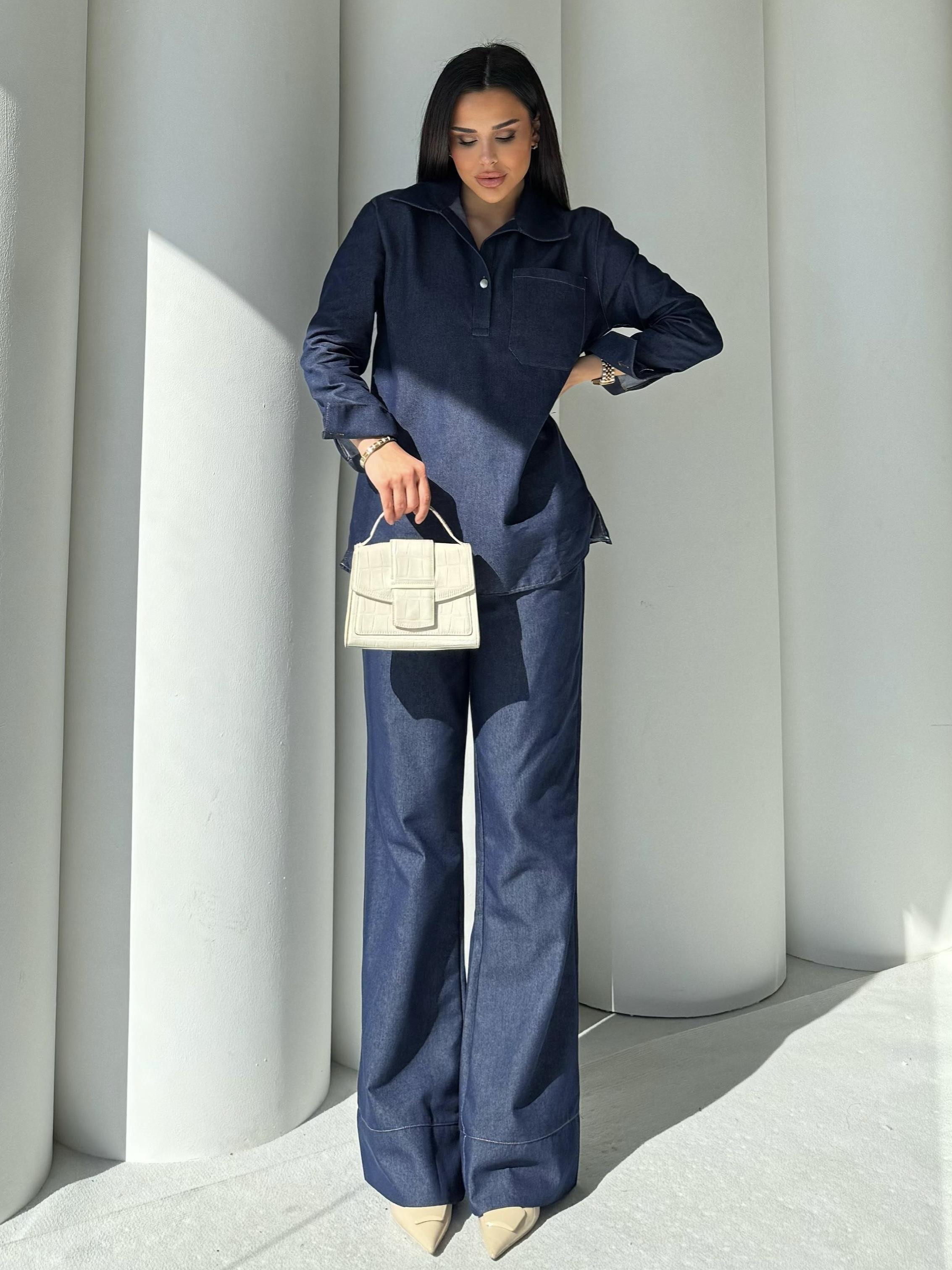 Gery Denim Tasarım Takım Lacivert