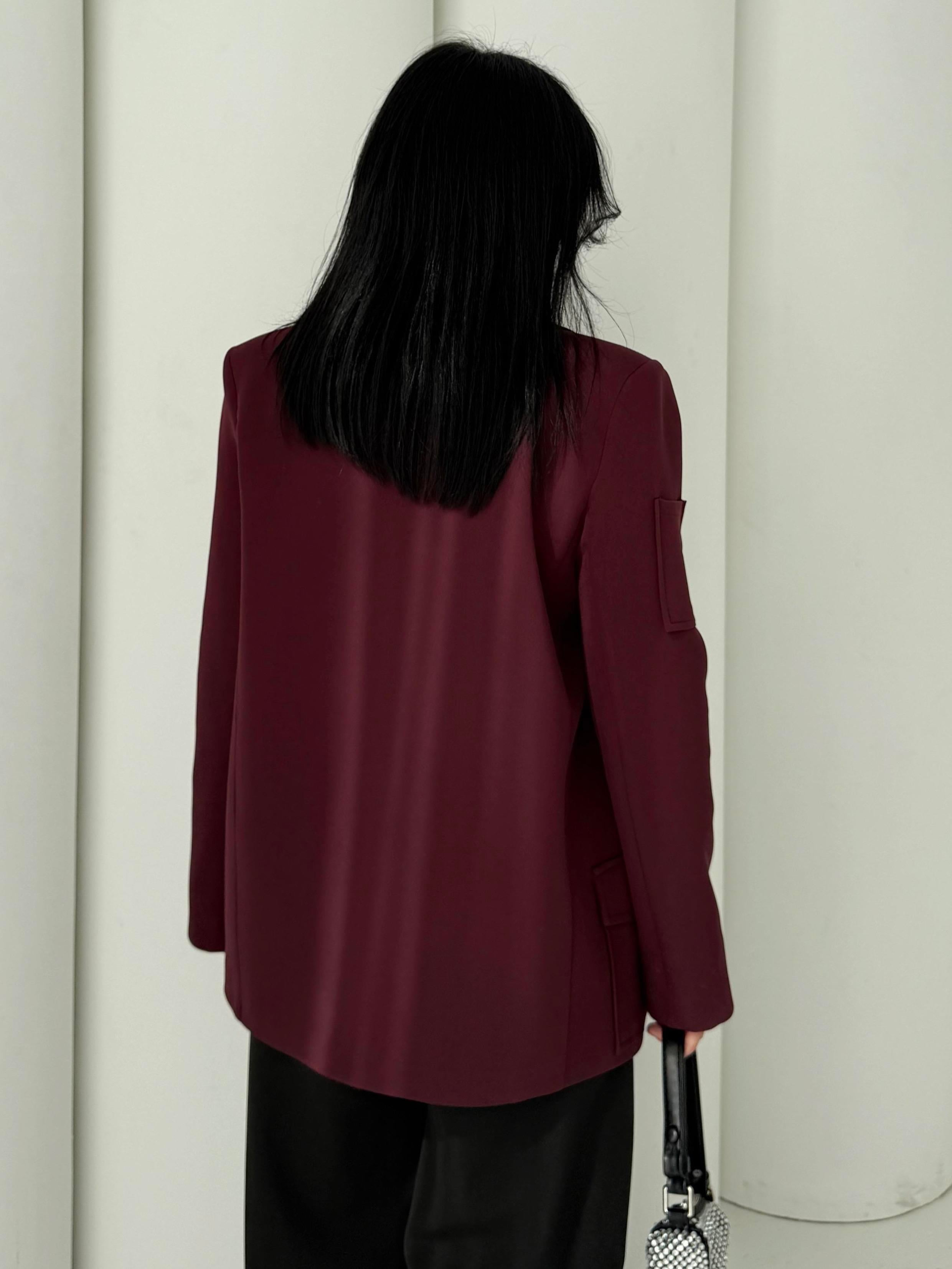 İndia Tasarım Blazer Ceket Bordo