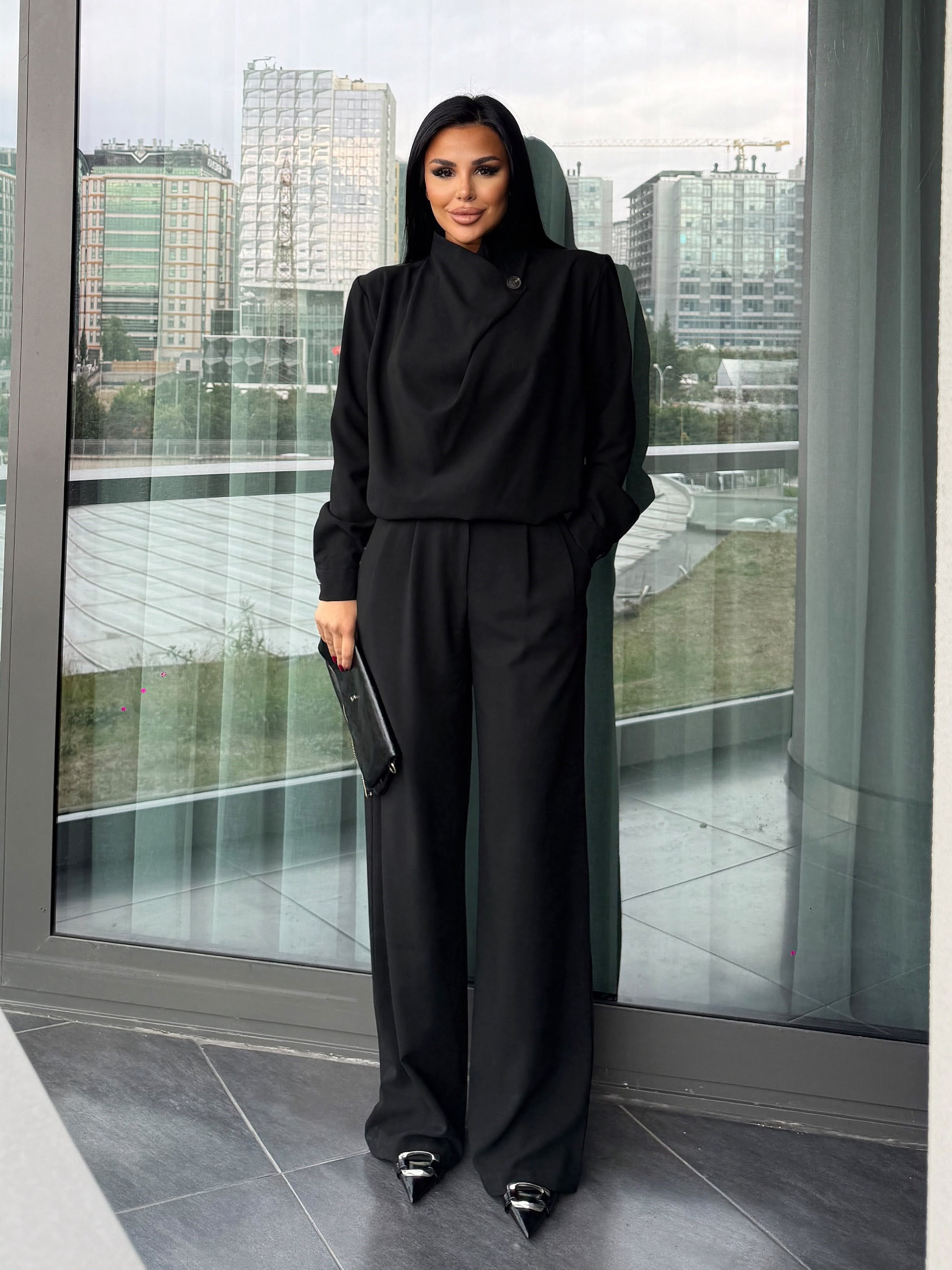 Leyna Tasarım Takım Siyah