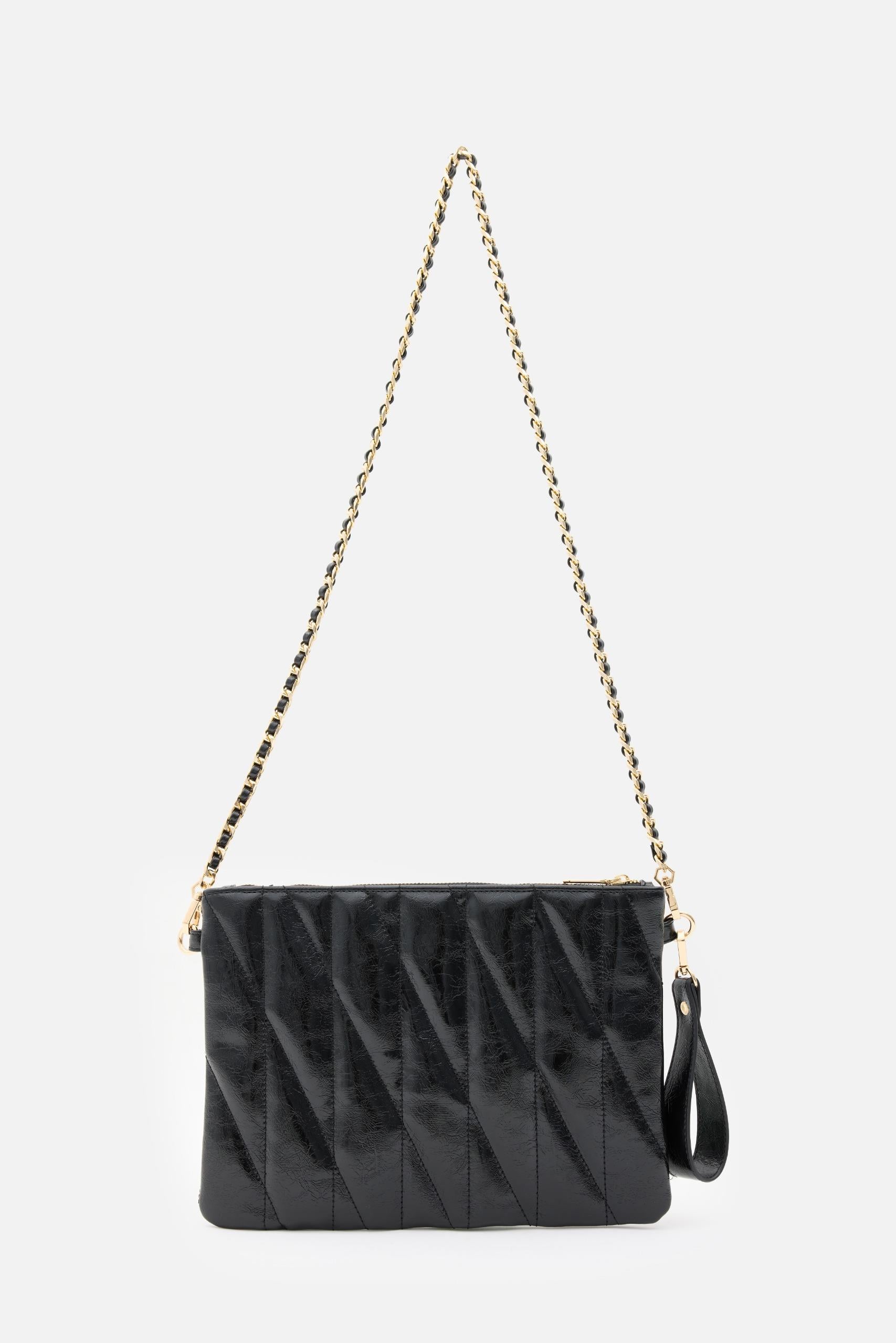 MİLA – Kapitone El, Omuz ve Clutch Çanta Siyah