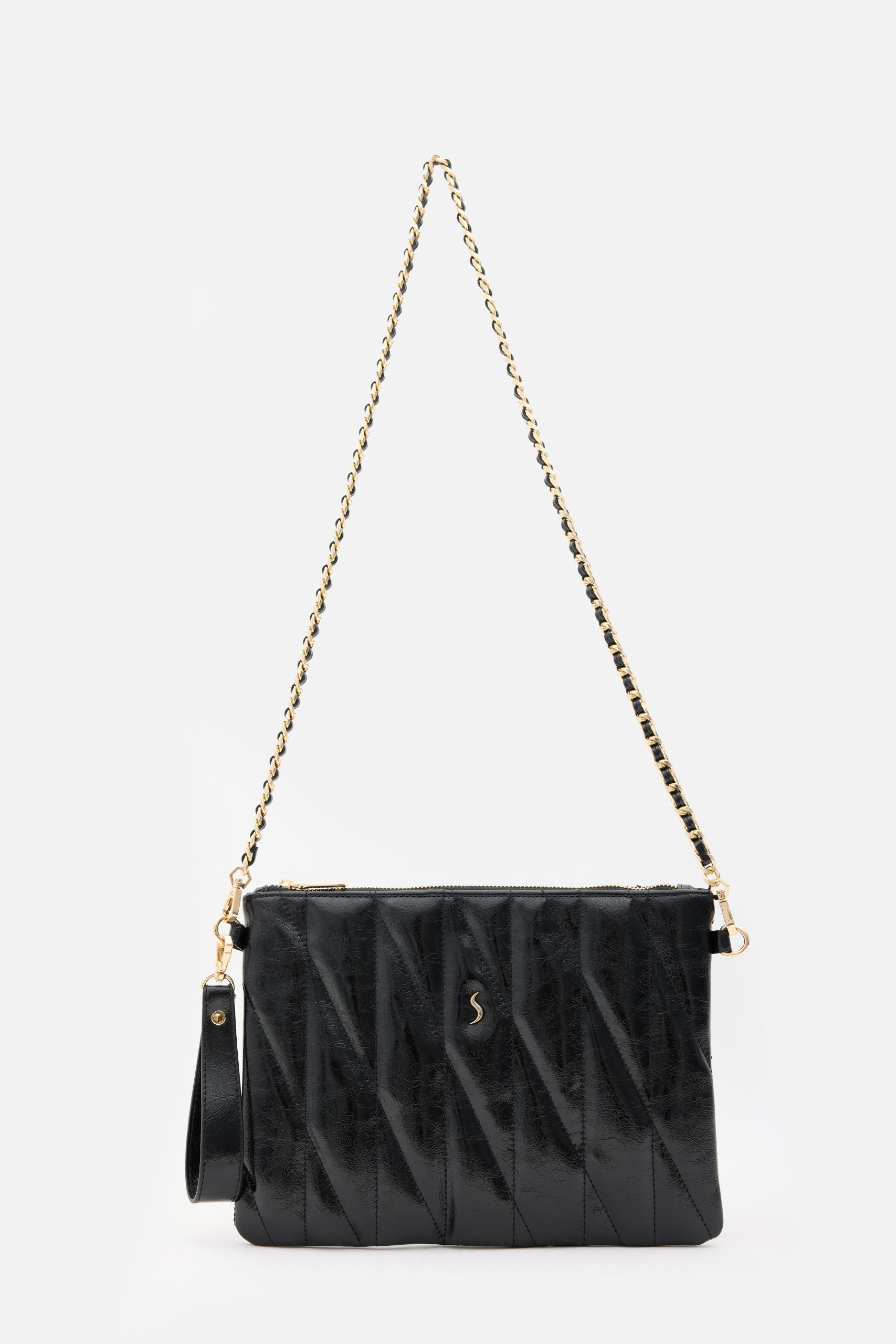 MİLA – Kapitone El, Omuz ve Clutch Çanta Siyah