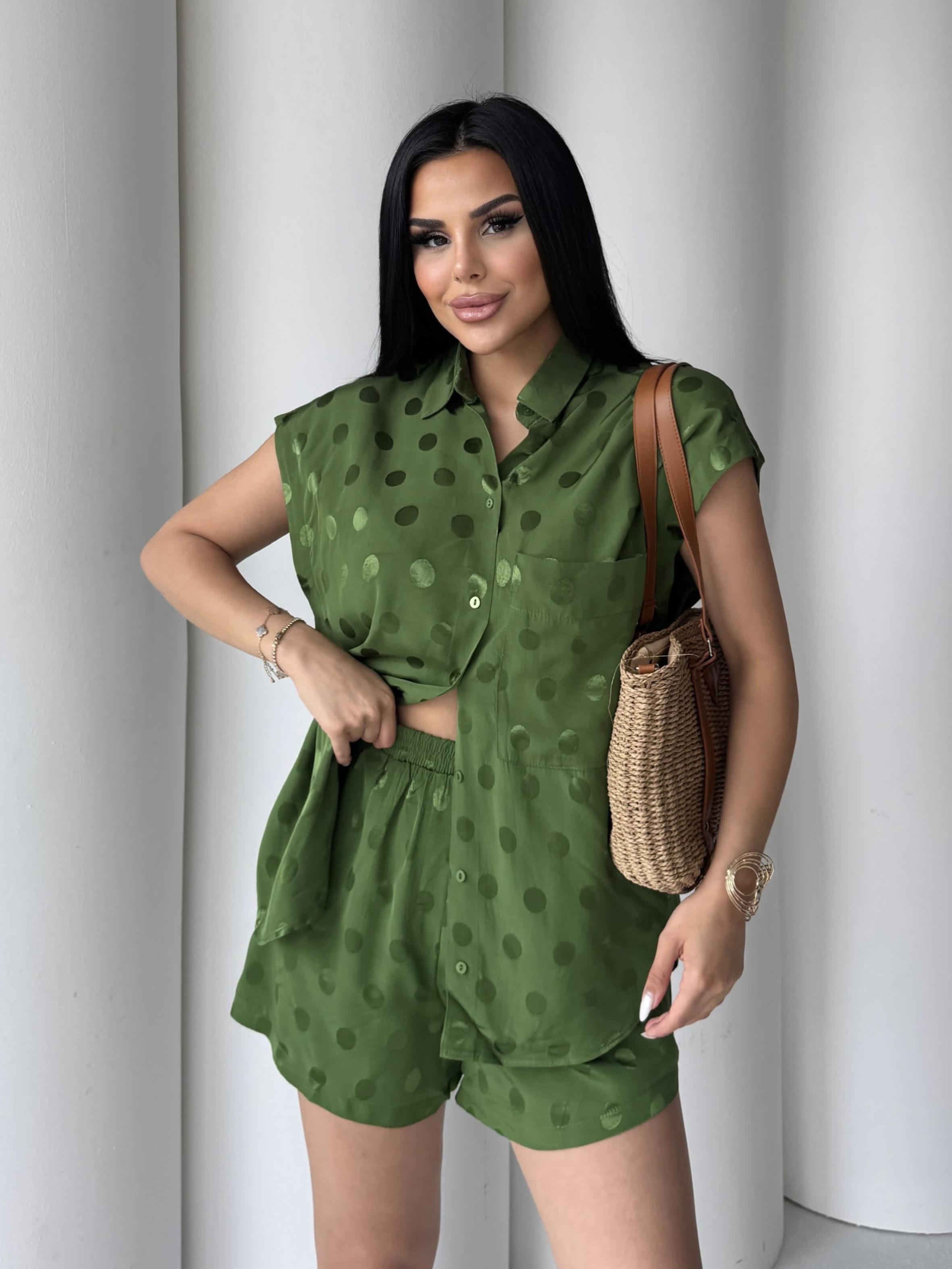 Paute Şortlu Takım Yeşil