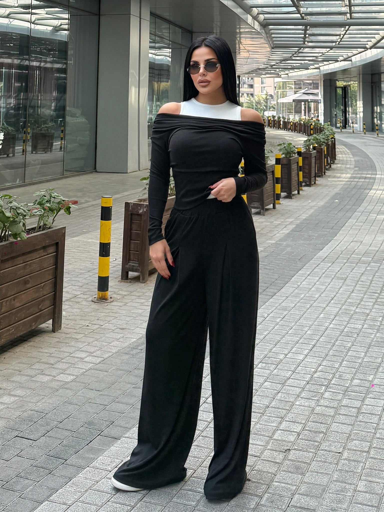 Pelie Üçlü Spor Takım Siyah