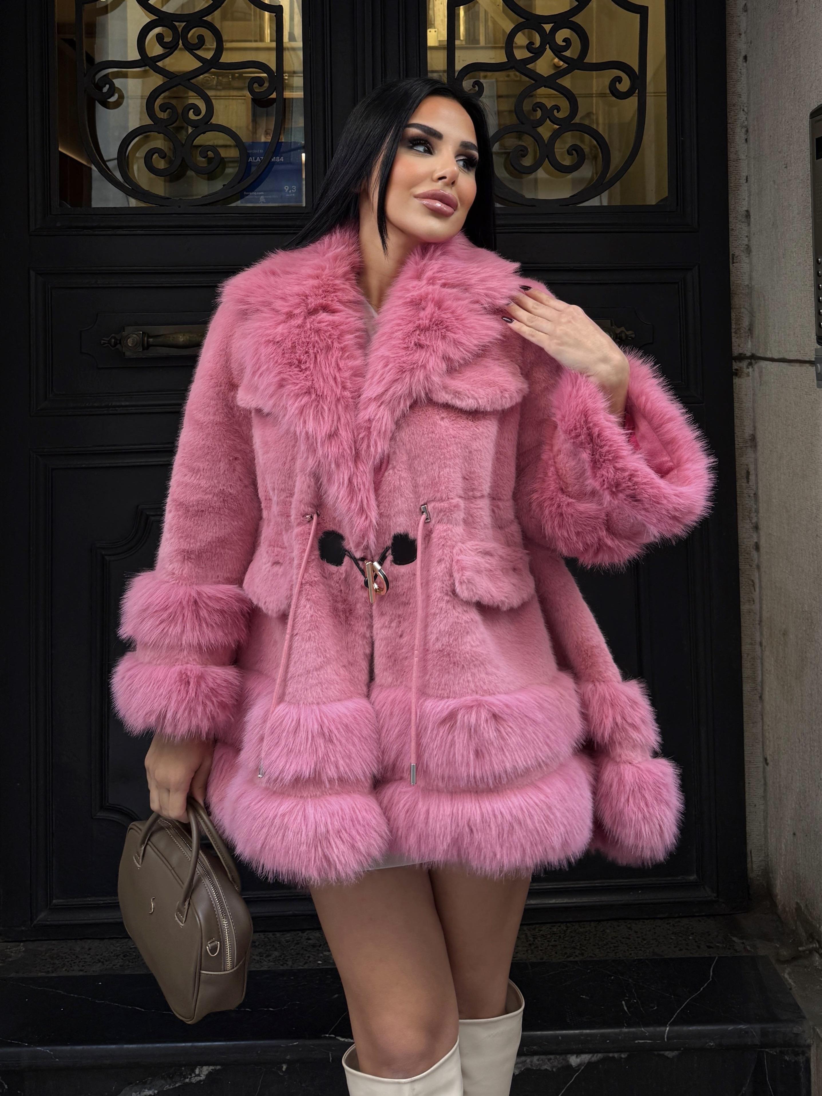 Pury İthal Kürk Pembe