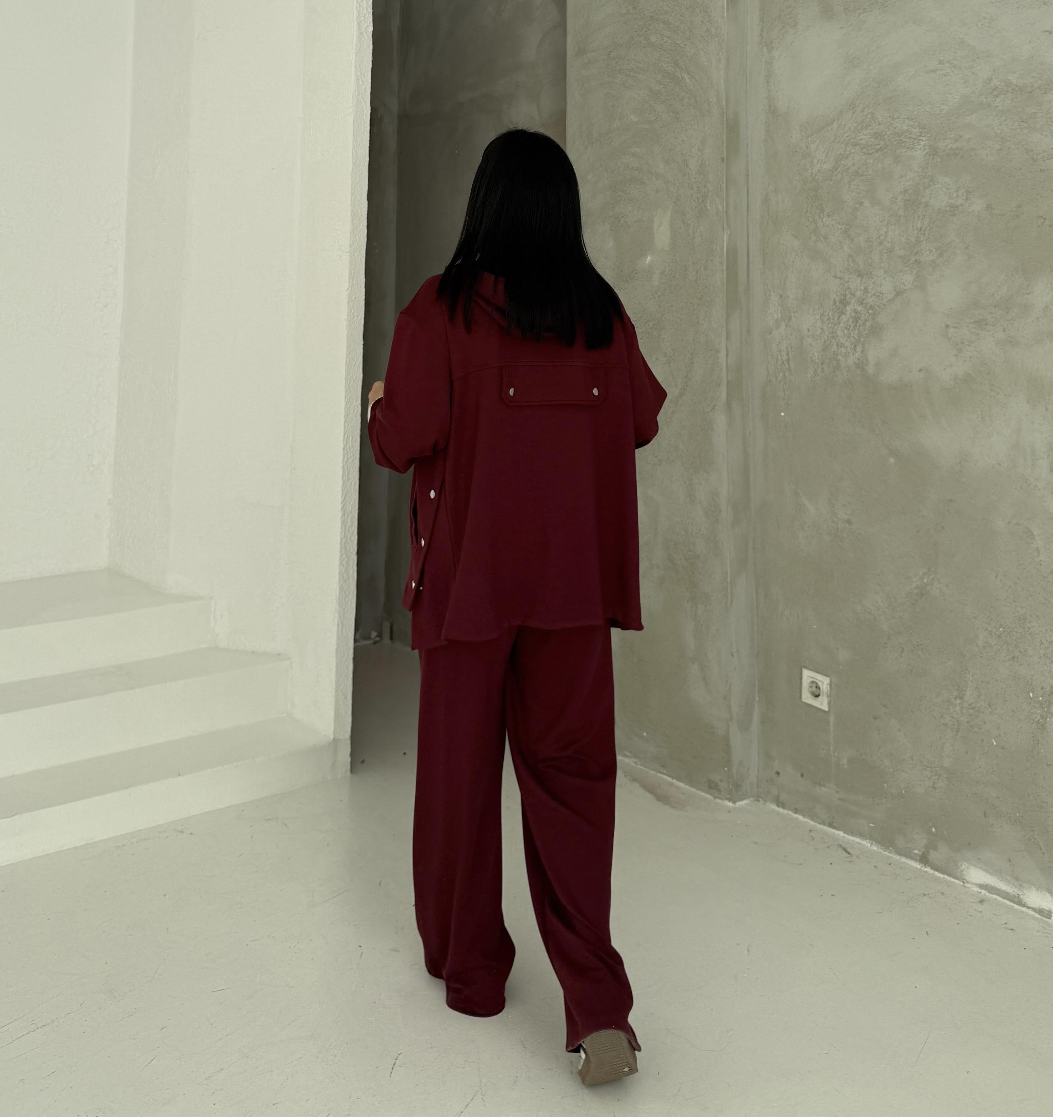 Sendy İkili Modal Takım Bordo