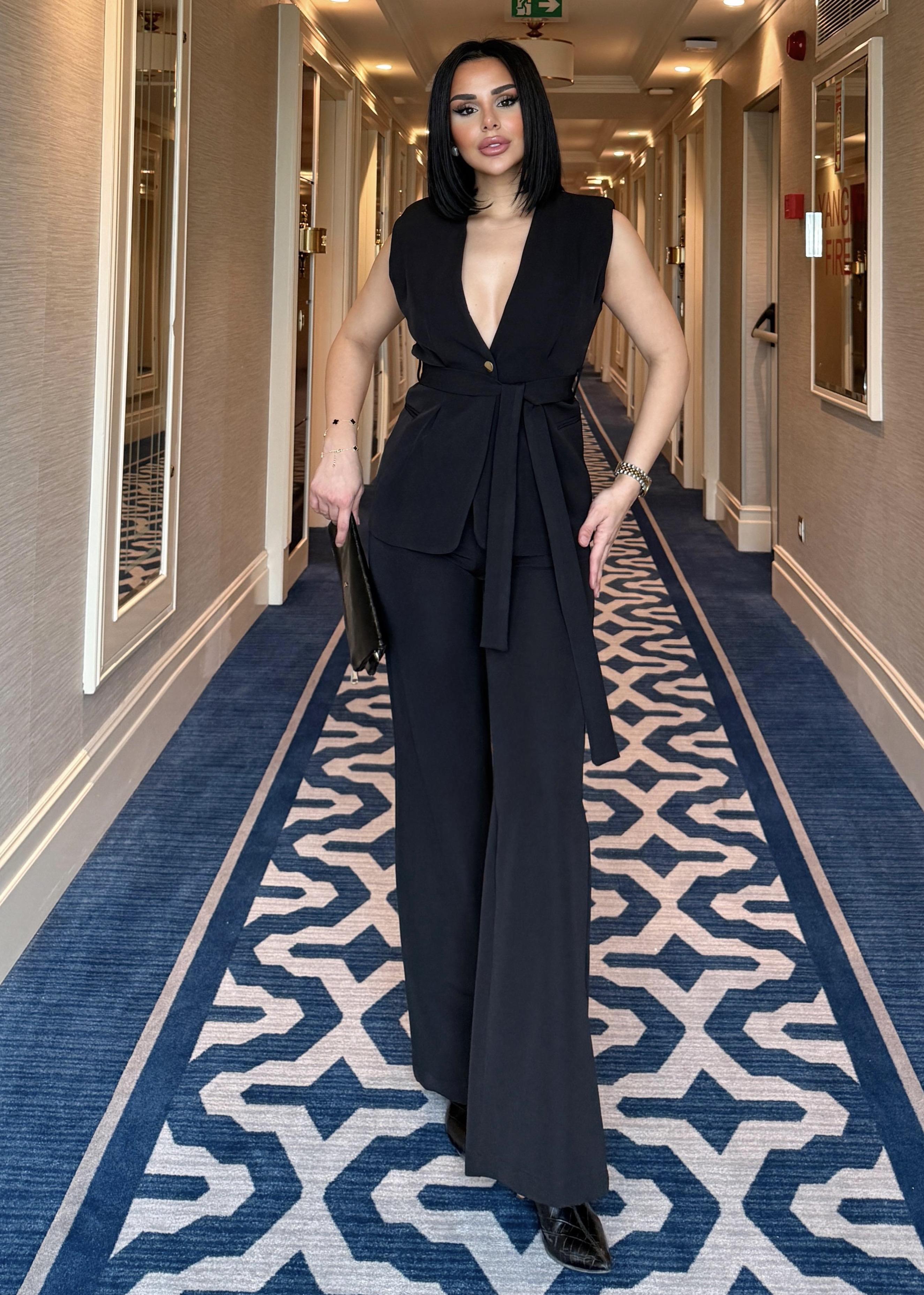 Vassi Şık İkili Takım Siyah