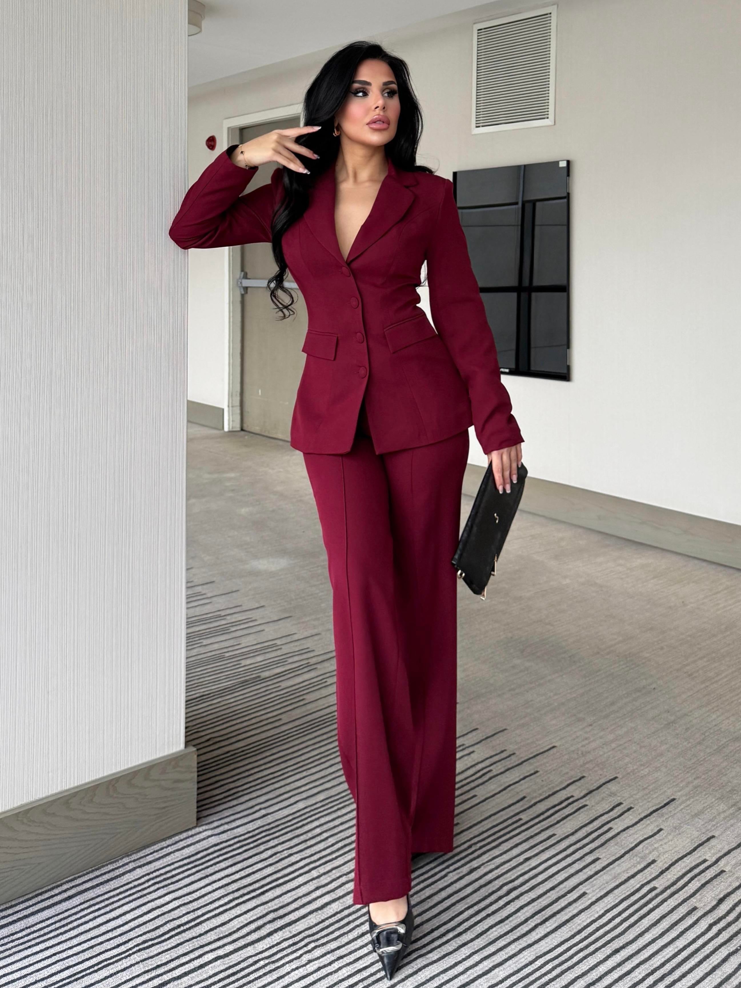 Votiga İkili Clasic Takım Bordo