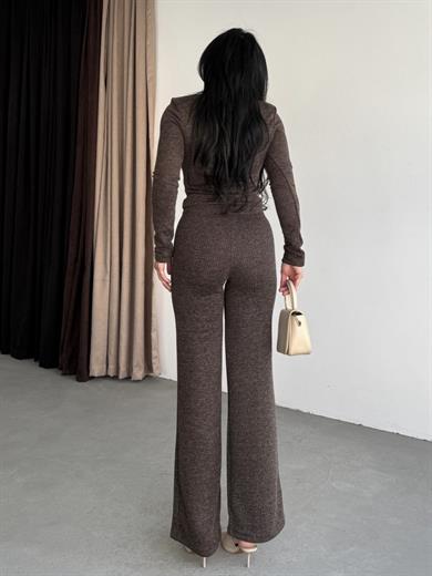 Abonis Simli Takım Kahve