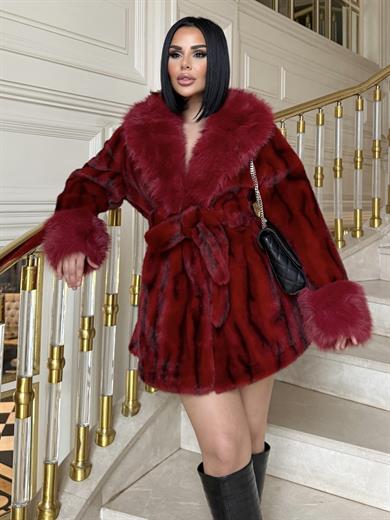 Avies İthal Kürk Kırmızı