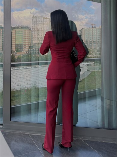 Chake Tasarım Takım Bordo