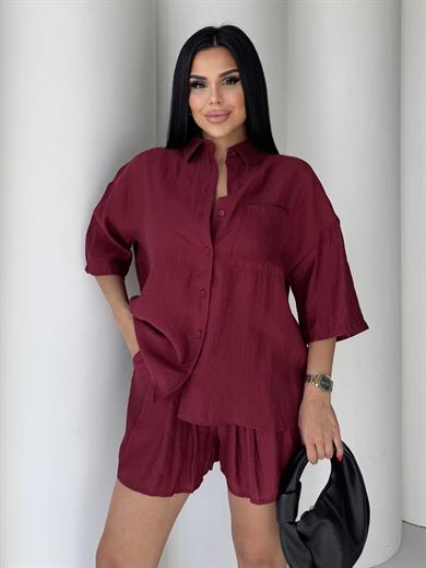 Collec İkili Takım Bordo