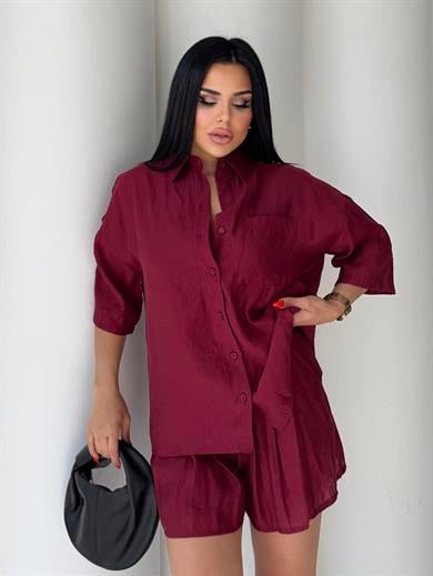Collec İkili Takım Bordo