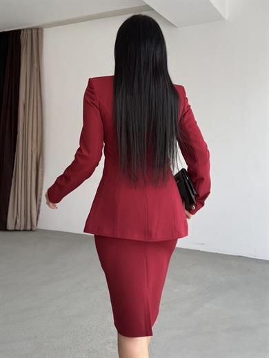 Fetusa Kalem Etek Takım Bordo