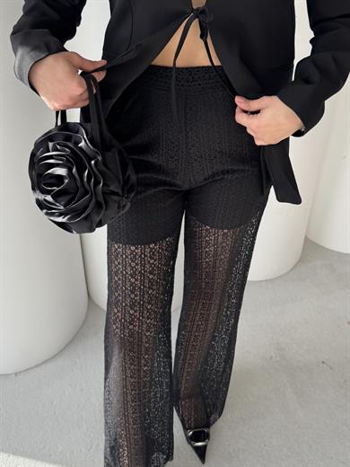 Glossy Ceket-Pantolonlu TasarımTakım Siyah