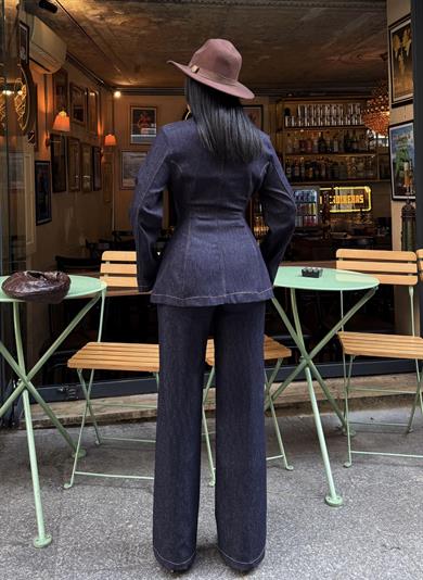 Helins  Denim Takım Lacivert
