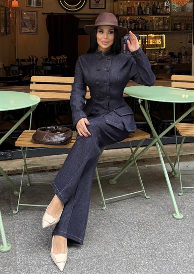 Helins  Denim Takım Lacivert