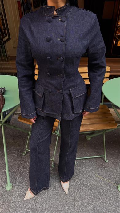 Helins  Denim Takım Lacivert