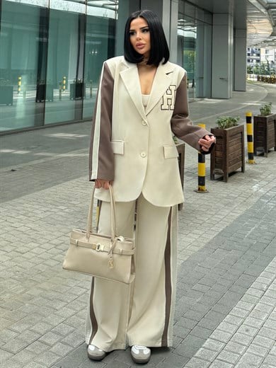 Hill Pantolon Ceket Takım Bej