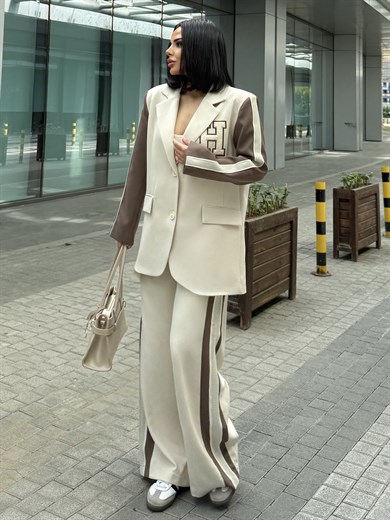 Hill Pantolon Ceket Takım Bej