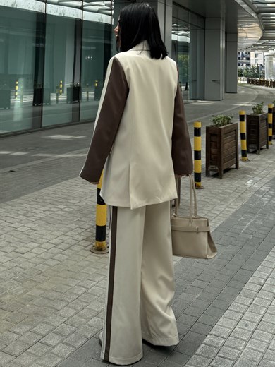 Hill Pantolon Ceket Takım Bej