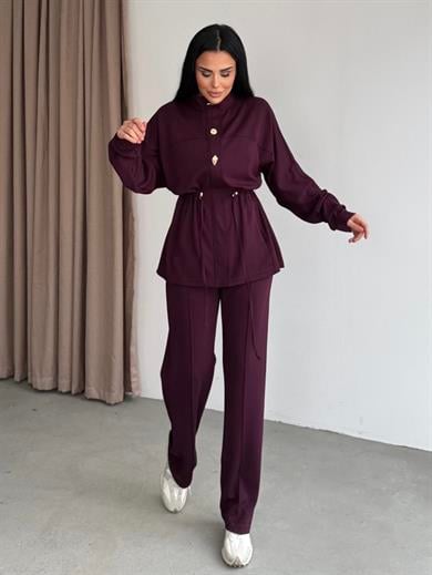 Hugas İkili Takım Bordo