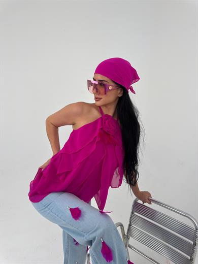 Jons Tasarım Jean Fuşya